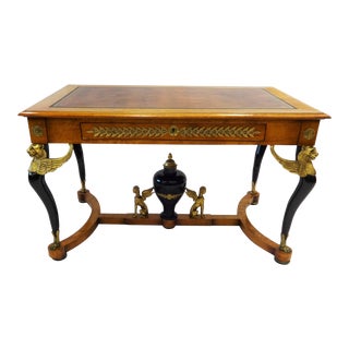 19th Century French Empire Writing/Centre Table For Sale