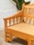 Wood Mid 20th Century Beautiful Moroccan Unstained Hand Carved Wooden Sofa With Moucharabieh Paneling For Sale - Image 7 of 12