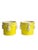 Fitz and Floyd Vintage Pair Fitz and Floyd Large Size Yellow and White Tassel Cachepots For Sale - Image 4 of 17