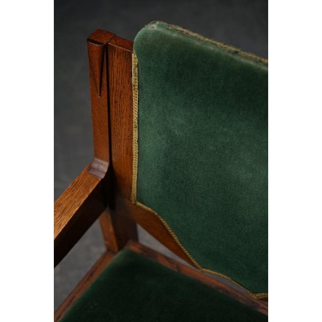 Amsterdam School Desk Chair, 1920s For Sale - Image 4 of 15
