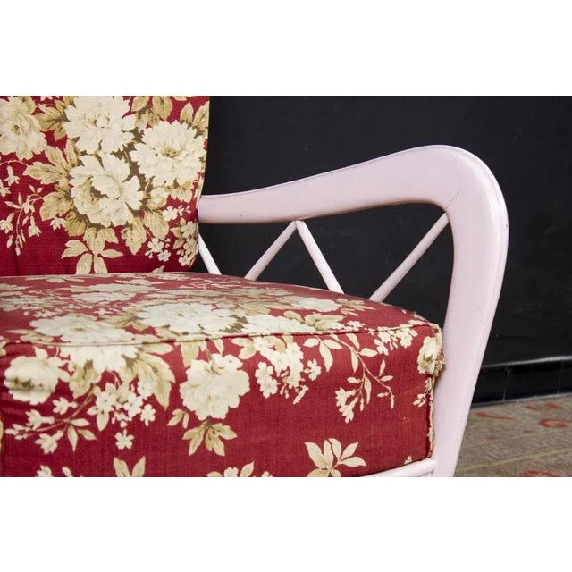 Pink Italian Armchairs and Sofa in Paolo Buffa Style, 1950s, Set of 3 For Sale - Image 16 of 18