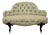Antique 19th Century English Victorian Mahogany Button-Back Settee For Sale