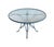 Traditional Vintage Brown Jordan Aluminum Round Table With Four Arm Chairs For Sale - Image 3 of 8