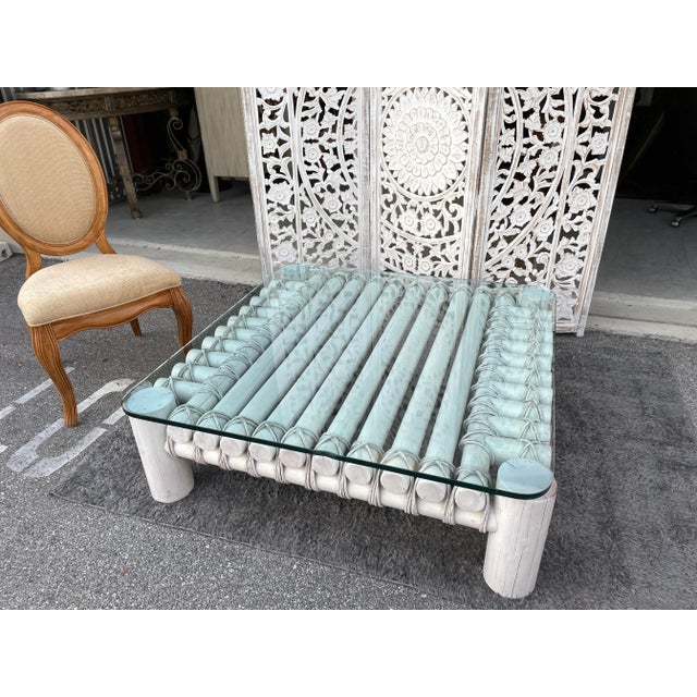 Key West Style Super Cool Coastal Raft Coffee Table For Sale - Image 11 of 12