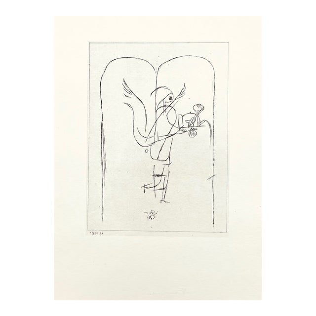 1947 Paul Klee Engraving 23 Fulfillment Angel 1920 For Sale
