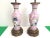 Metal 1940s French Floral Urn Lamps & Shades, Pair For Sale - Image 7 of 18