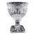 1970s Shannon Cut Crystal Footed Compote For Sale