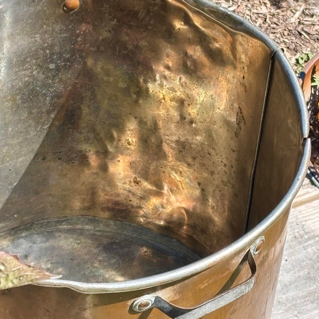 Mid 19th Century Copper Bucket Antique European For Sale - Image 5 of 12