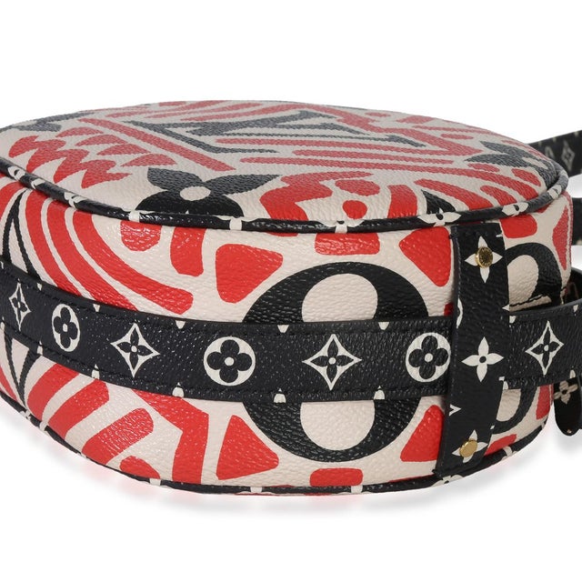 Cream Red Giant LV Crafty Boite Chapeau Souple Bag PM For Sale In New York - Image 6 of 9