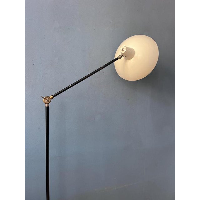 Vintage Anvia Floor Lamp in White by J.J.M. Hoogervorst For Sale - Image 9 of 13