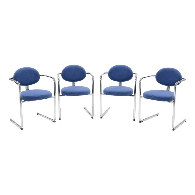 Space Age Design Chairs, 1970s, Set of 4 For Sale