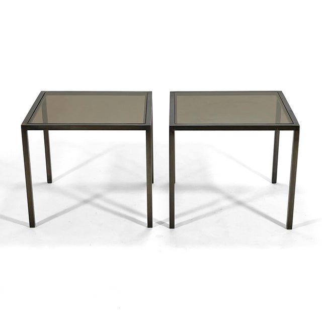 Bronze End Tables (Pair) For Sale - Image 4 of 10