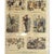 French Antique WWI French Naval Cartoon Lithograph Henri Gerbault Marine Life Framed For Sale - Image 3 of 6