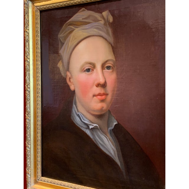 Late 18th/Early 19th Century Oil on Canvas Portrait Painting of a ...