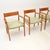 Arne Vodder Vintage Danish Teak and Leather Dining Chairs attributed to Arne Vodder from Sibast, 1960s, Set of 4 For Sale - Image 4 of 9