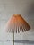 Brass Swing-Arm Floor Lamp With Pleated Shade Danish Mid-Century Modern 1960s For Sale In Los Angeles - Image 6 of 11