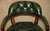 Vintage Chesterfield Captain's Chair in Bottle Green Tufted Leather For Sale - Image 4 of 18