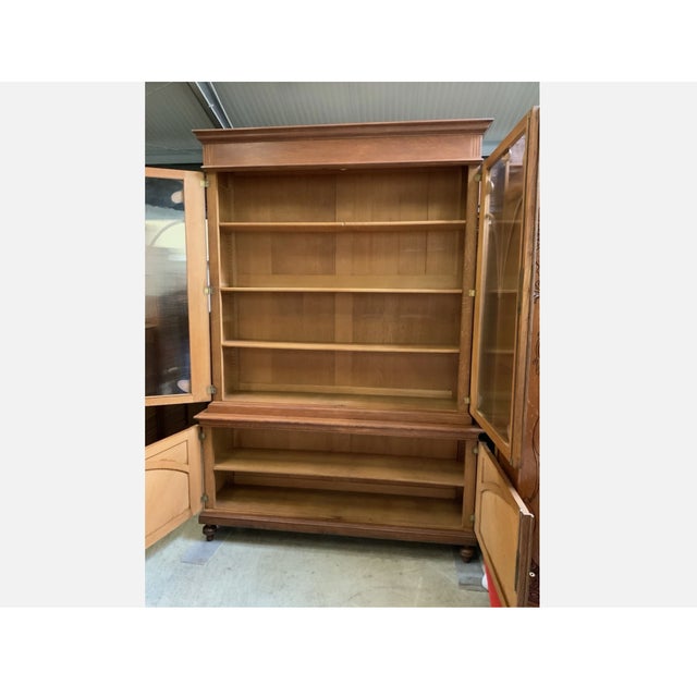 Late 19th Century Antique Art Nouveau Display Cabinet, 1890 For Sale - Image 5 of 10