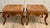Brown Pair of Traditional Fremarc Carved French Provincial Pillow Top Ottomans For Sale - Image 8 of 14