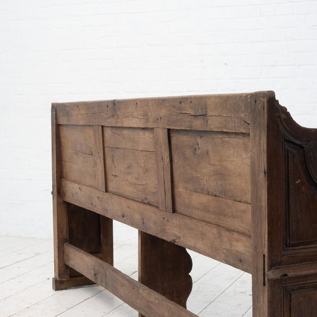 Mid 19th Century Antique French Oak Bench, 1850 For Sale - Image 5 of 7