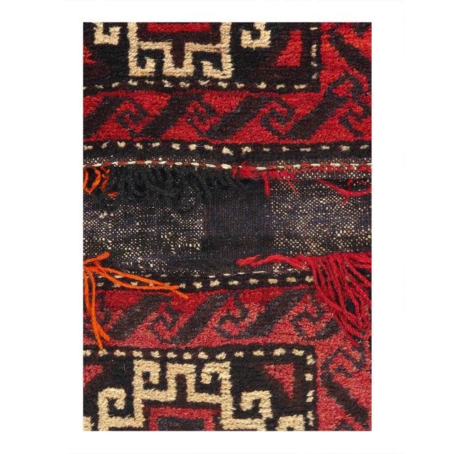Semi-Antique Persian Shiraz saddle bag Handmade Hand-woven. Lamb's Wool on a Wool Foundation. Very Fine Hand-Spun Wool...