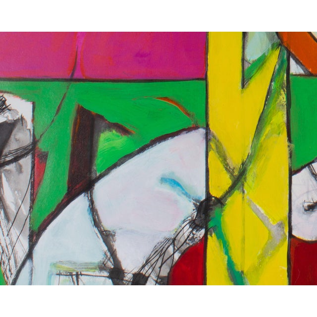 Early 21st Century Abstract Mixed Media Painting by James L. Bruch For Sale - Image 5 of 6