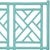 David Francis Chippendale Platform Bed California King - Turquoise For Sale - Image 4 of 12