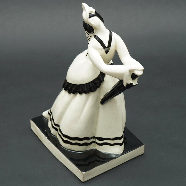 French Art Deco Ceramic Figure by Claude Lévy for Atelier Primavera, 1920s For Sale - Image 12 of 16