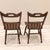 Vintage Children's Windsor Style Solid Wood School Desk Chairs- A Pair For Sale - Image 4 of 12
