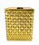 Mid-Century Modern Vintage Ormolu Gold-Tone Metal Basketweave Tissue Box Cover – Hollywood Regency / Italian For Sale - Image 3 of 8