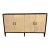 Currey & Co. Modern Ivory Faux Shagreen Evie Credenza For Sale