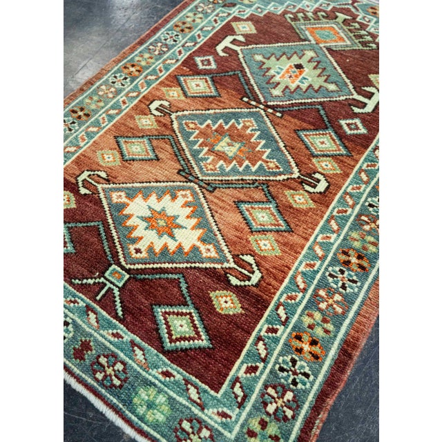 Textile Turkish Vintage Rug 2'5" x 3'5" #21401 For Sale - Image 7 of 8