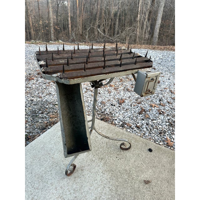 19th Century Antique Prayer Candelabra Table For Sale - Image 4 of 4