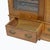 Arts & Crafts Antique Carved Oak Double Door Bookcase with Wine Rack 1920 For Sale - Image 3 of 12
