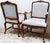 Drexel Heritage Newly Upholstered Vintage Louis XV French Arm Chairs - A Pair For Sale - Image 4 of 13