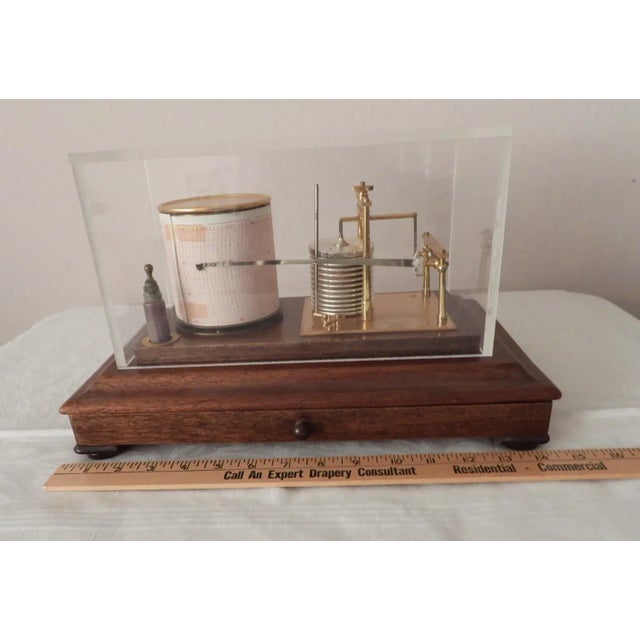 Short & Mason London, Made in England No A19662 Cyclo Stormograph Barograph, 1920 For Sale - Image 9 of 9