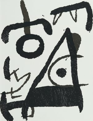 Joan Miro, Equinoxe en noir et blanc, Etching