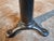 Black Vintage Industrial Adjustable Swivel Stool with Cast Iron Base and Beech Plywood Seat from Singer, 1950s For Sale - Image 8 of 11