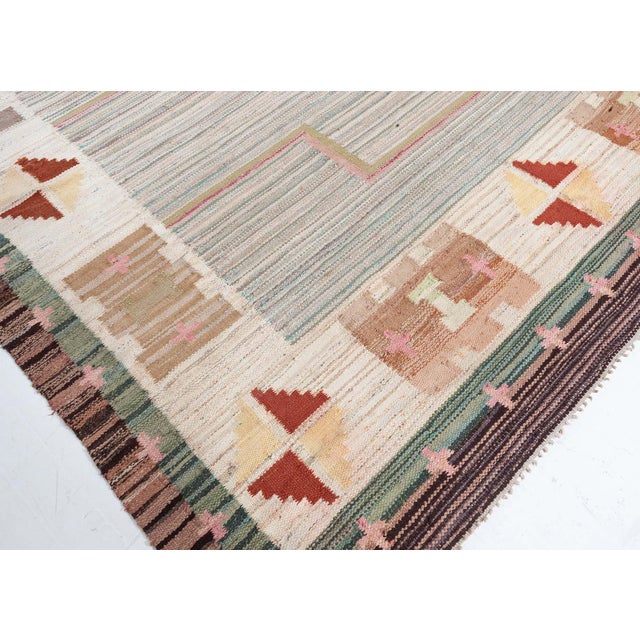 Mid-Century Modern Doris Leslie Blau Vintage Swedish Rug For Sale - Image 3 of 8