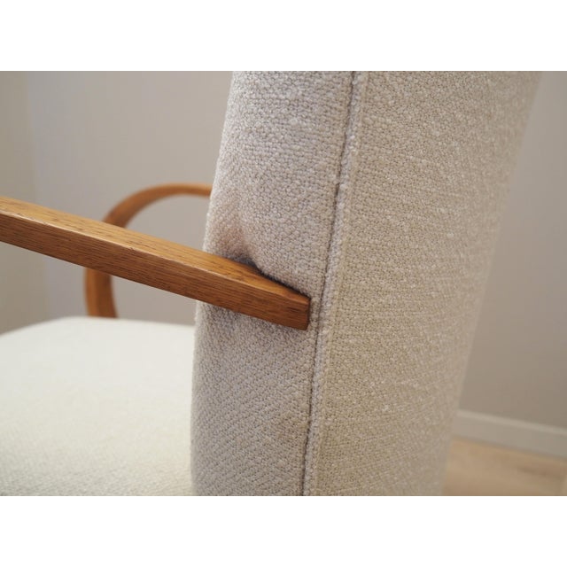 Vintage Art Deco Oak Chair, 1950s For Sale - Image 15 of 17