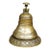 Brass Table Bell With Star-Decorated Base For Sale