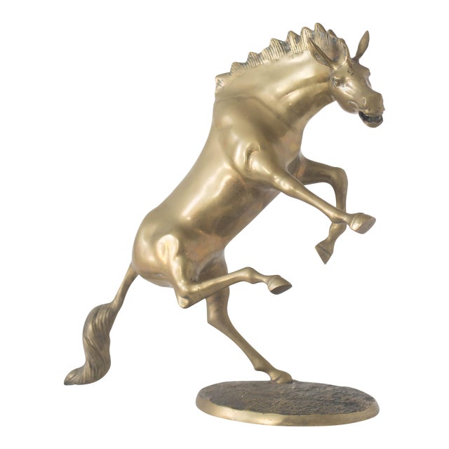 Brass Horse Statue Chairish