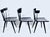 Mid-Century Modern Set of 8 Attributed to Paul McCobb Planner Group Black Dining Side Chairs For Sale - Image 3 of 18
