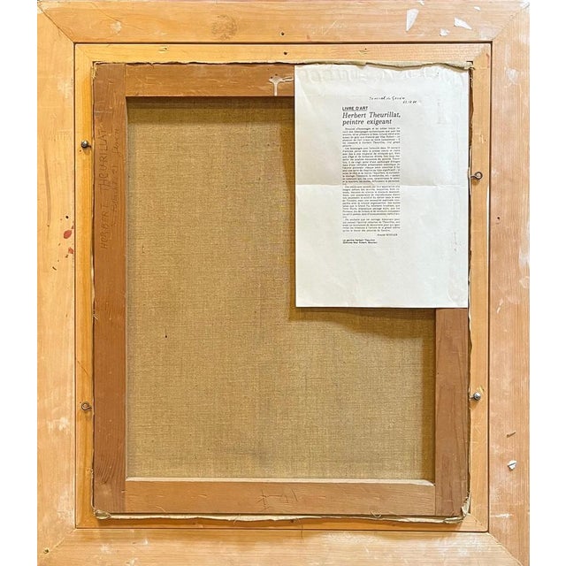 Herbert Theurillat, Yellow Tulips, Oil on Canvas For Sale - Image 14 of 15