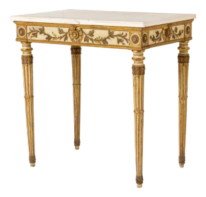 19th Century Italian Gilt Console Table