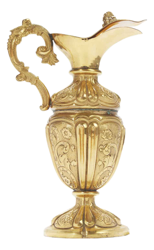 Antique Gilded Copper Pourer, 1700