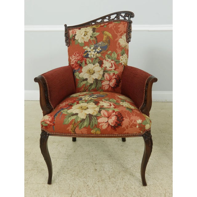 Pair French Style Fireside Parlor Chairs Chairish