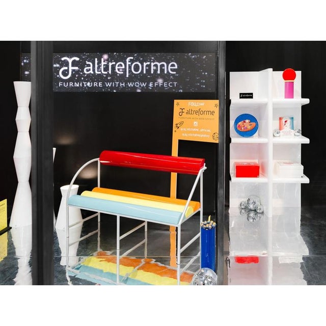 Flash Bench in Powder-Coated Aluminum by Altreforme For Sale - Image 4 of 8