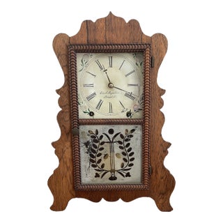 1850s E. A. Ingraham Clock With Key For Sale