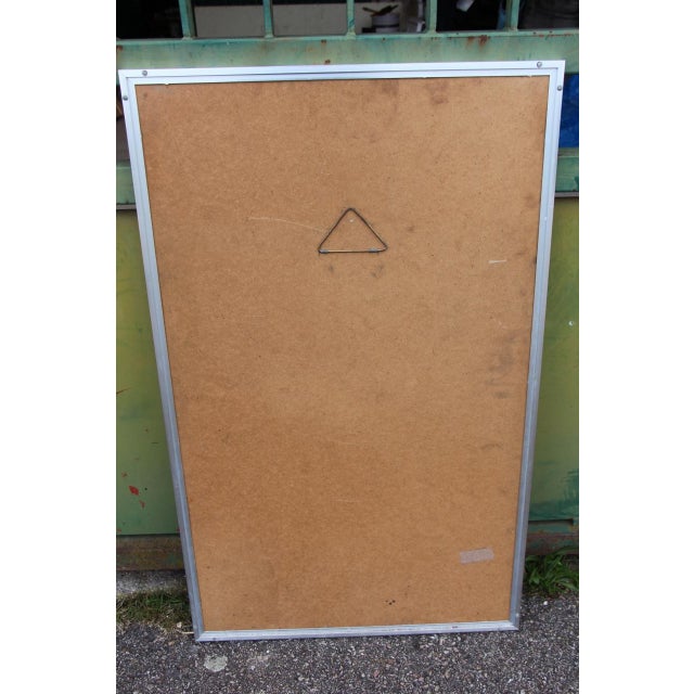 Ceramic Large Ceramic Wall Panel from Gilbert Valentin, 1960s For Sale - Image 7 of 8